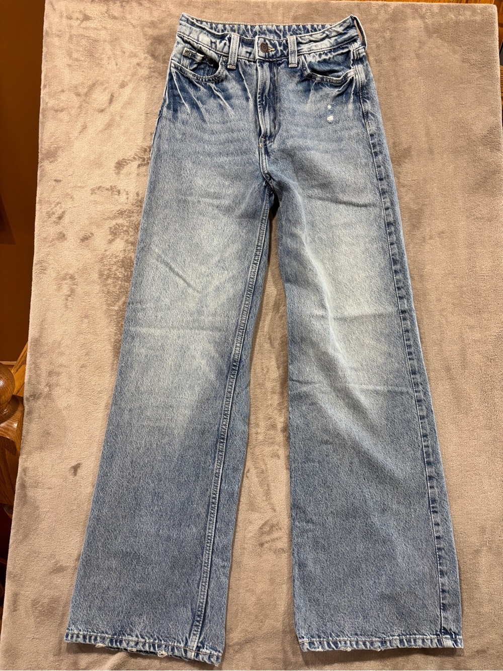 Men's Light Blue Bootcut Jeans - Classic Straight-Leg Style